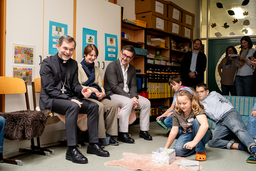 Schulbesuch Blaue Schule