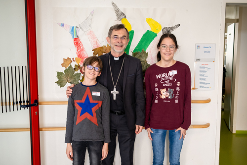 Schulbesuch Blaue Schule