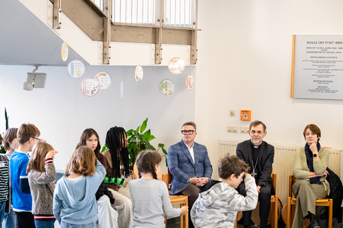 Schulbesuch Blaue Schule